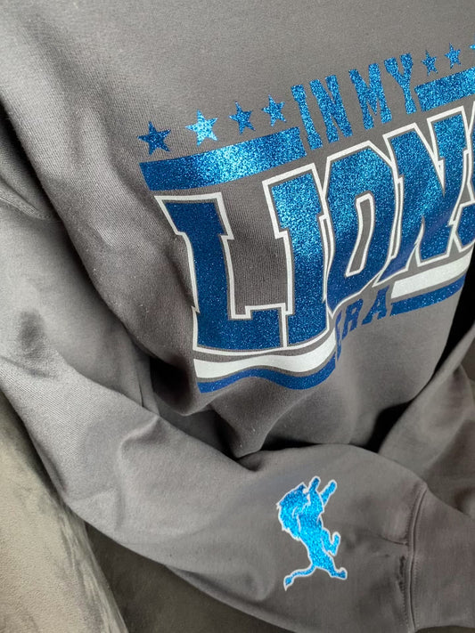 In My Lions Era Crewneck - Charcoal